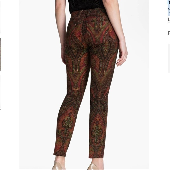 Lucky Brand  Sofia Print Skinny Jeans size 2/26 - Picture 2 of 7